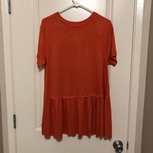 NWOT Orange Blouse